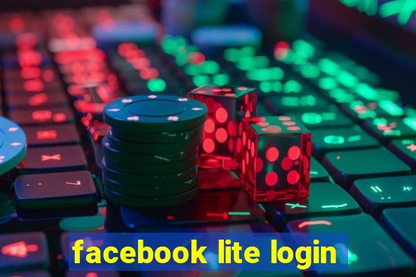 facebook lite login